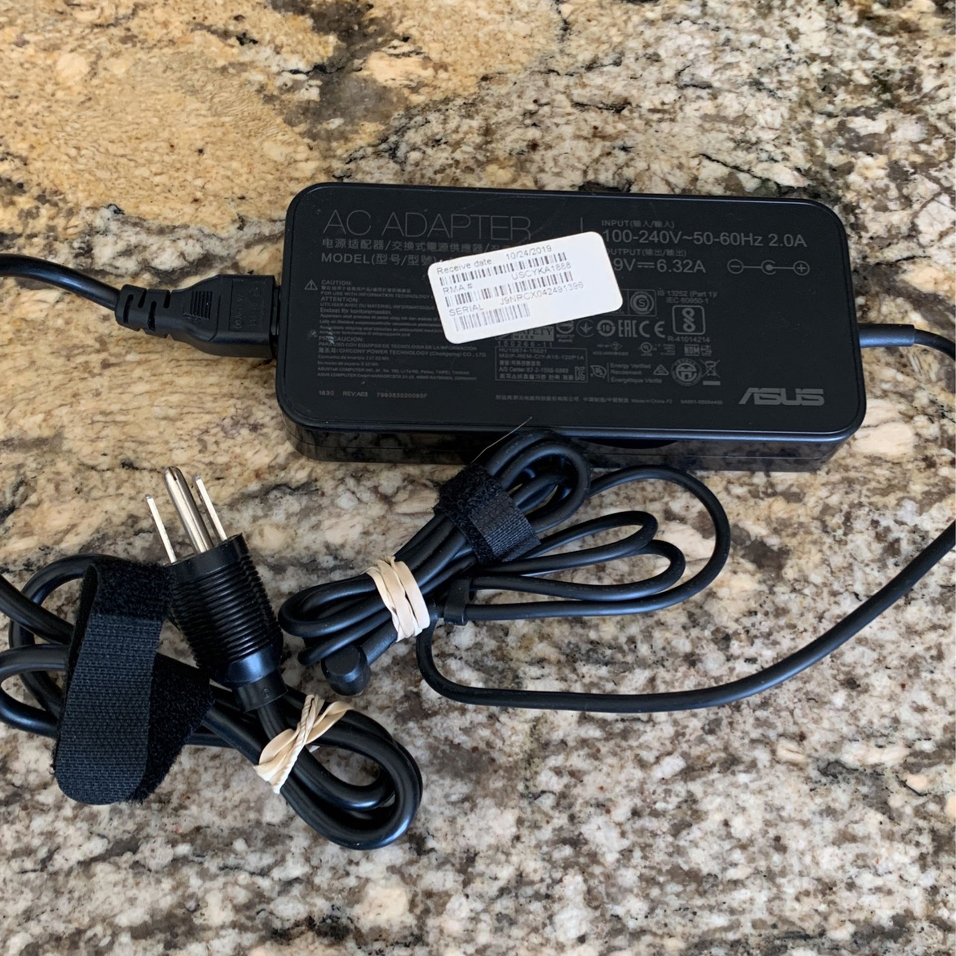 Original Asus AC Adapter 19V 240V 6.3A