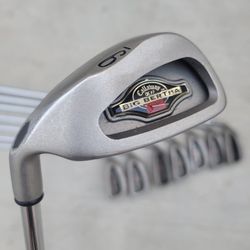 LEFTY Callaway Big Bertha Iron Set 3-PW True Temper Steel Uniflex Left Handed 
