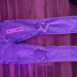 Purple jeans 32