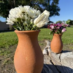 Terracotta Clay Center Pieces 💐 ($15 Each) 