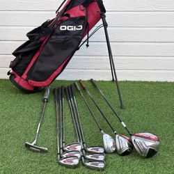 Taylormade AeroBurner men’s golf set with Ogio Stand Bag