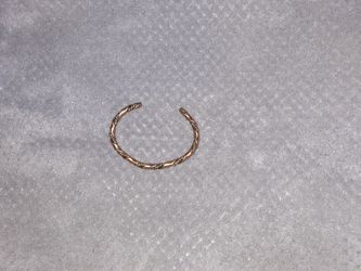 twisted copper bracelet