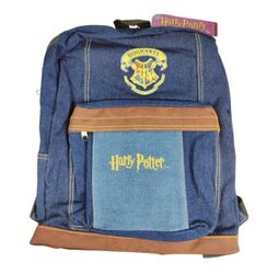 NEW Harry Potter Hogwarts Backpack Warner Bros Backpack School Bag 2001 Vintage
