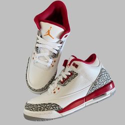 Jordan 3 Cardinal Red 