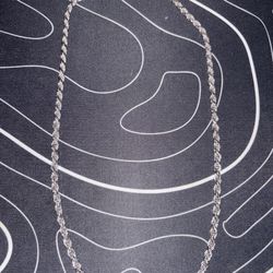 Sterling Silver 22” Chain From Jared Jewelers 