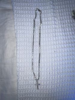 GLD White Gold Diamond Tennis Necklace