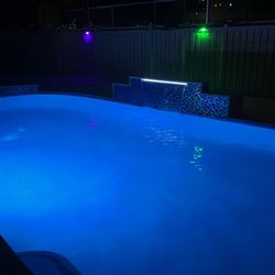 Pool Led color Lights With Install 