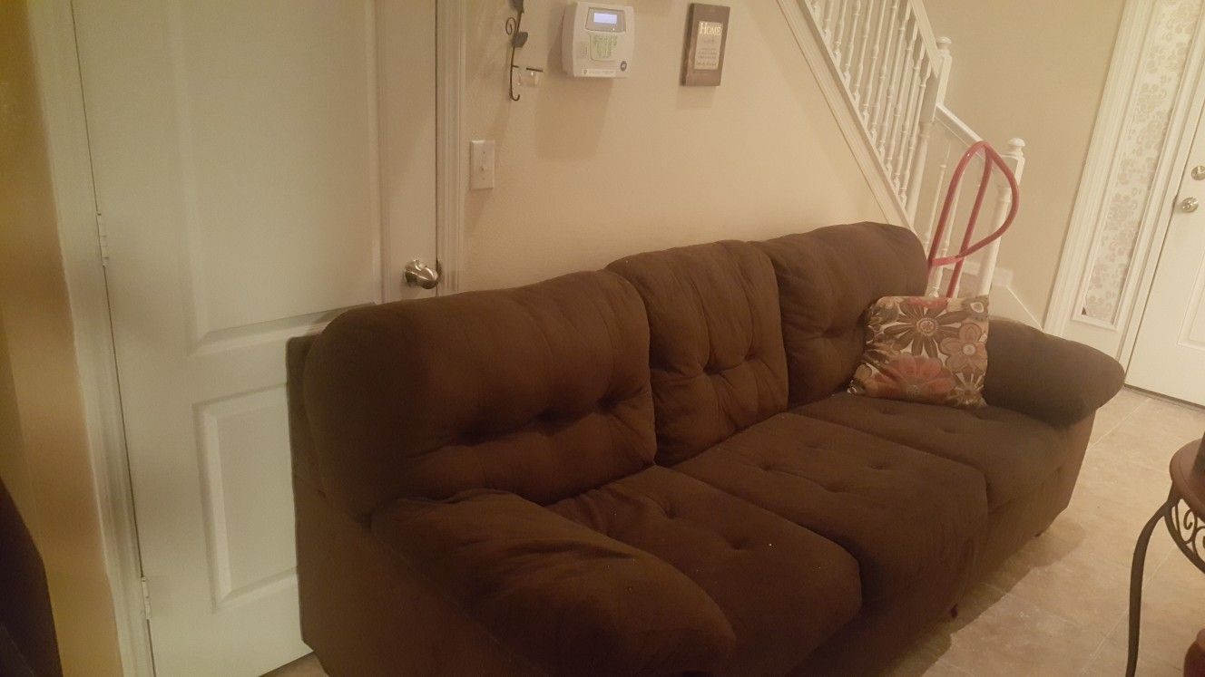 Sofa and loveseat