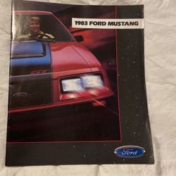 Original Factory 1983 Ford Mustang Brochure