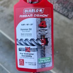 Diablo Rebar Demon 4 Cutter Full Carbide Head Hammer Bit (Read Description)