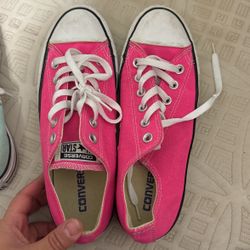 Bright Pink Converse