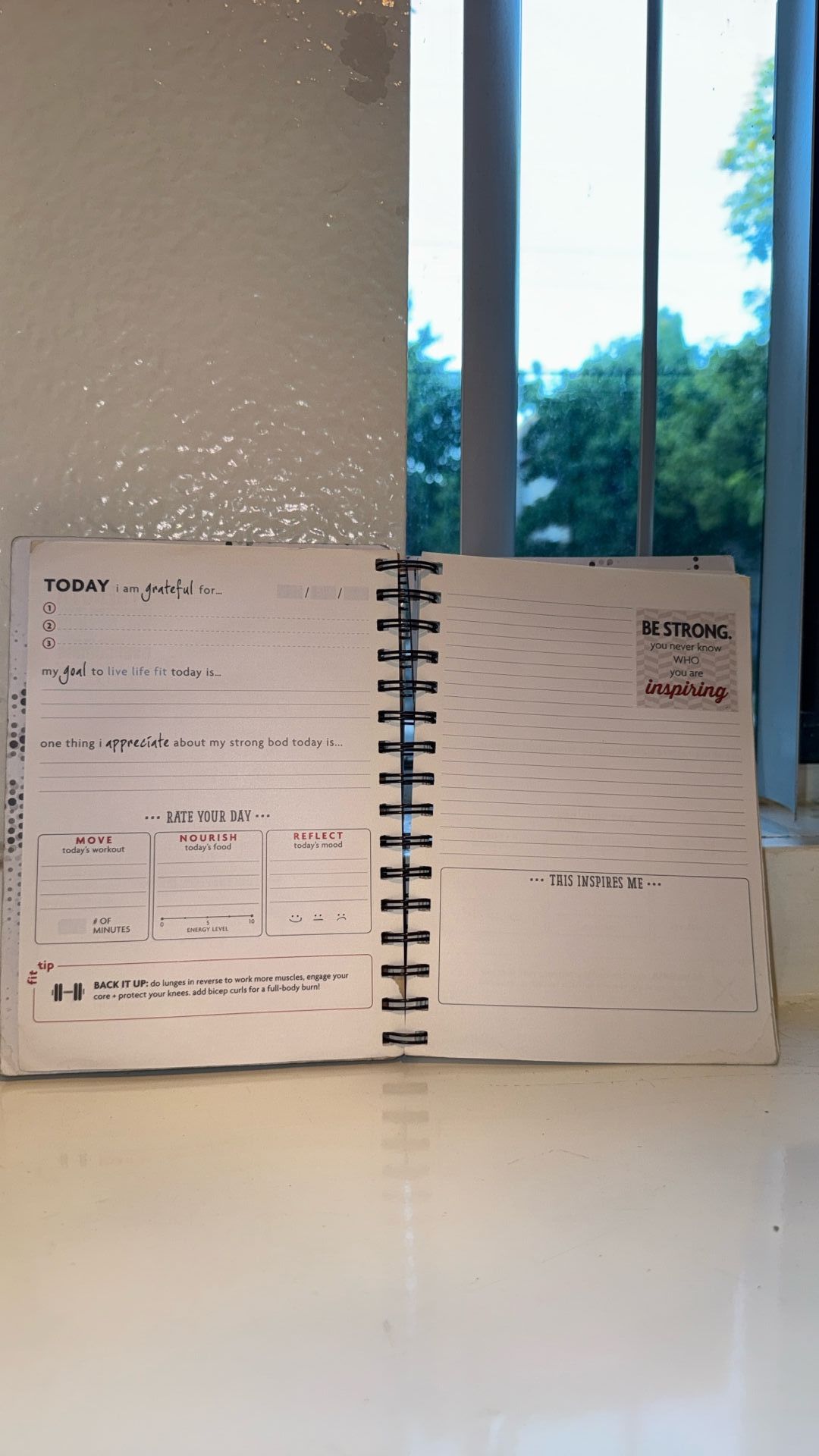 Fit Inspiration Gratitude Journal