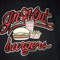 Vintage In And Out Burgers Button Up Dress Shirt