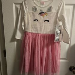 Unicorn Dress Size 10 Girls 