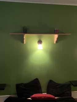 57” long wood shelf