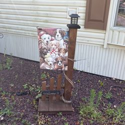 Wooden Outdoor Decor Sign