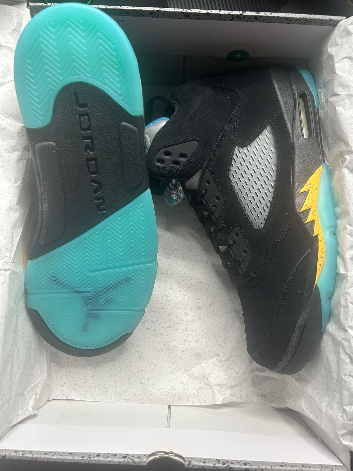 Jordan 5 Aqua Size 13 New
