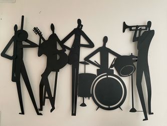 Vintage Jazz Band Orchestra Wall Art