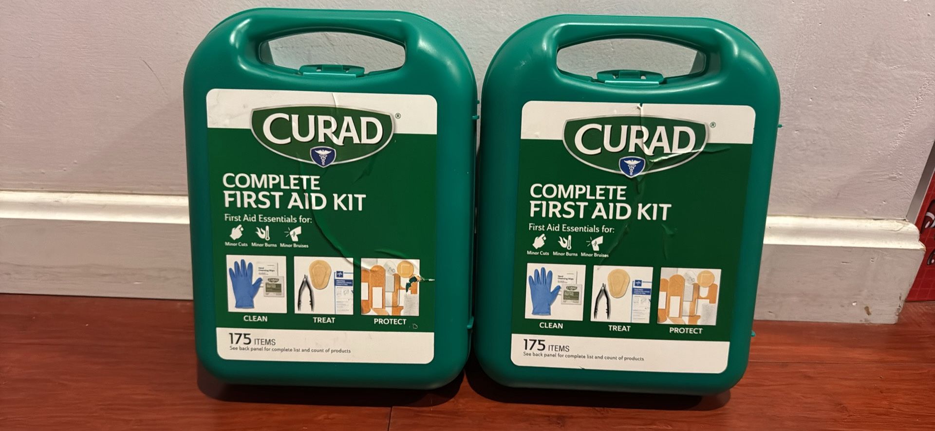 Curad Complete First Aid Kit for Minor Cuts Bruises and Burns $10 each both for $15 perfect cars or home