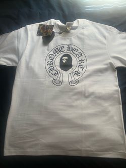 chrome hearts bape tee