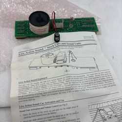 QSI Live Sound Unit "Cows 1-4, chick 1" Sound for O/G-Gauge Car & Manual
