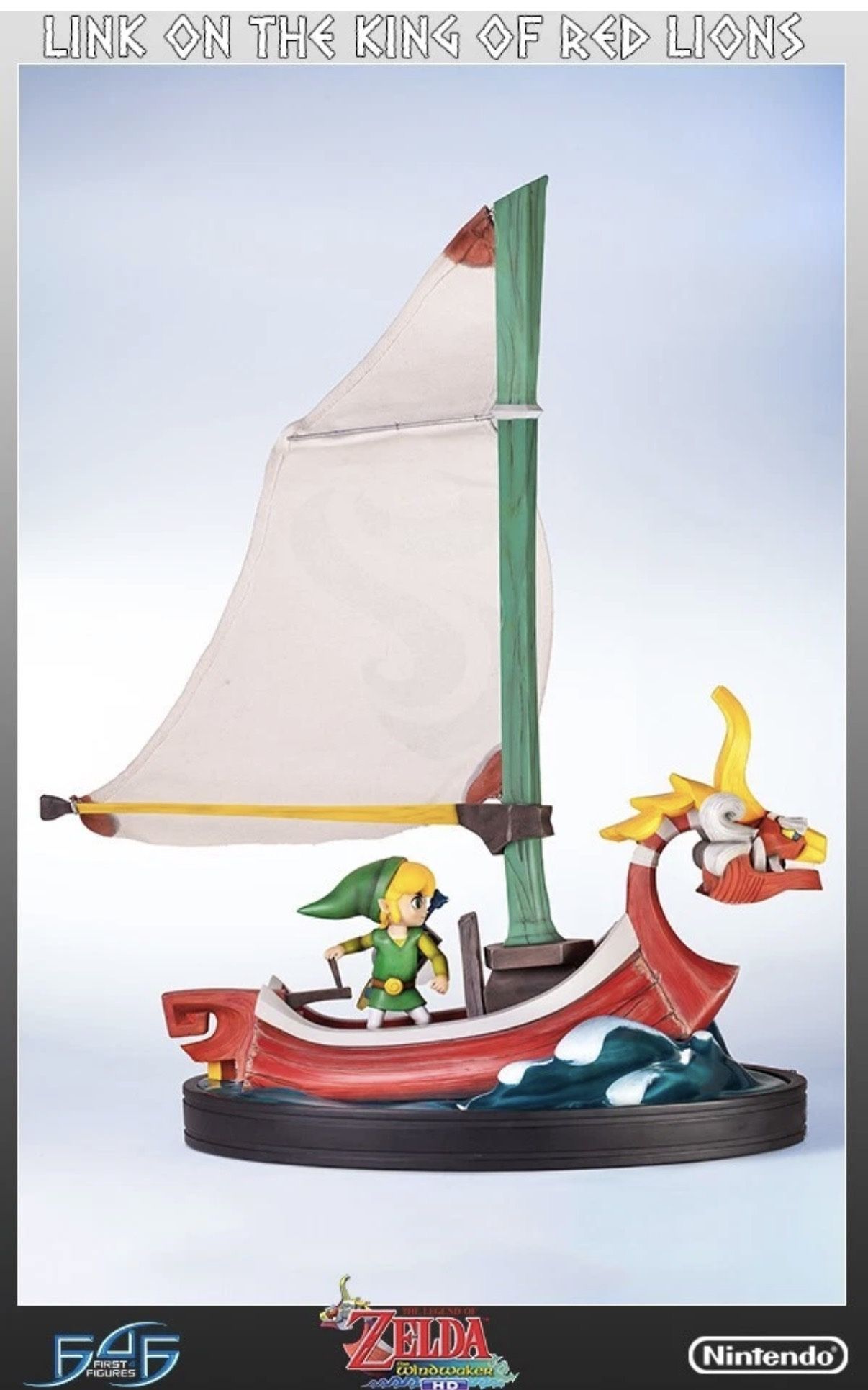 First 4 Figures Link On The King of Red Lions Regular Statue