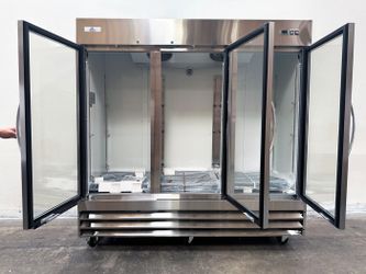 NSF 3Glass Door Stainless Steel Commercial Freezer CFD-3FFGSS