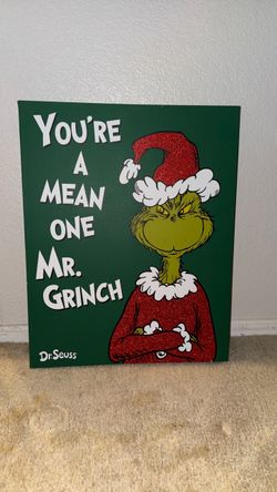 Grinch canvas