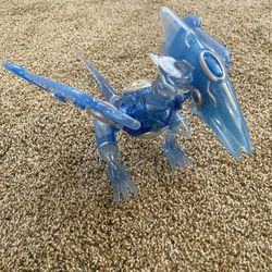 2004 Mattel Yu-Gi-Oh! Electronic Blue Eyes Shining Dragon Figure Vintage Collectible