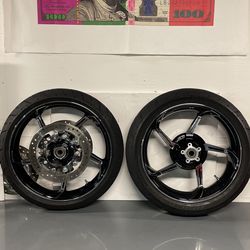 Harley Davidson Touring CVO Aggressor Wheels Set for Sale in Miami
