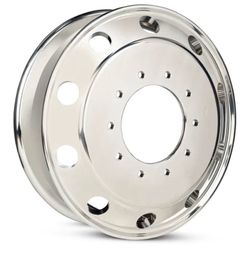 New in the box 19.5x6 Aluminum Wheel Rim 10x225mm 118mm Offset 170.1mm Center Bore Compatible with 2005-2022 Ram 5500 Inside Polished Fit 225/70R19.5