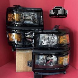 Chevy Silverado 2014. 2015 Headlights.