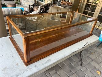 Antique Oak Display