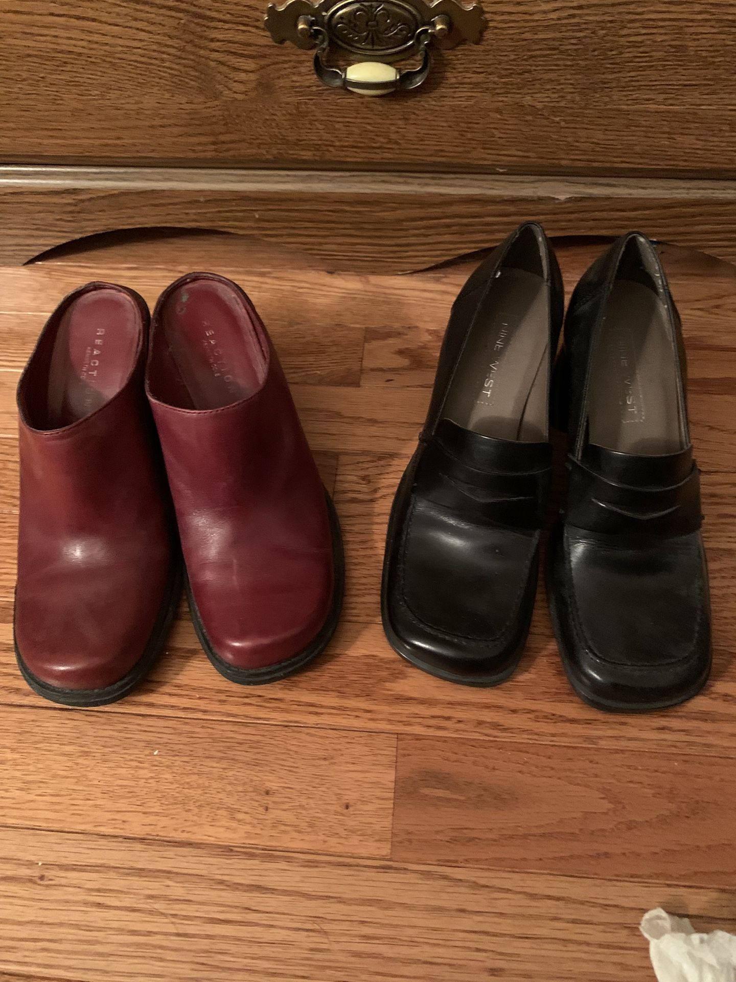 Size 5.5 Womens Heel And Wedge (New Without Box)