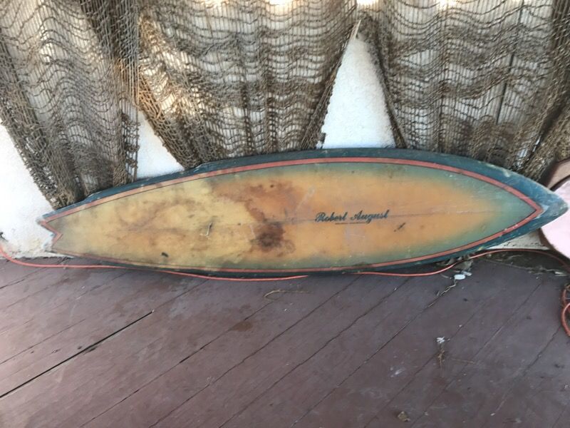 Vintage robert sale august surfboards