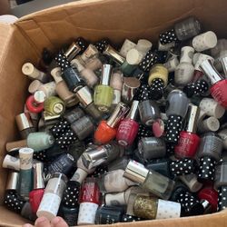 Box Of Nail Polishes