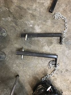 Trailer sway bars. Used once.
