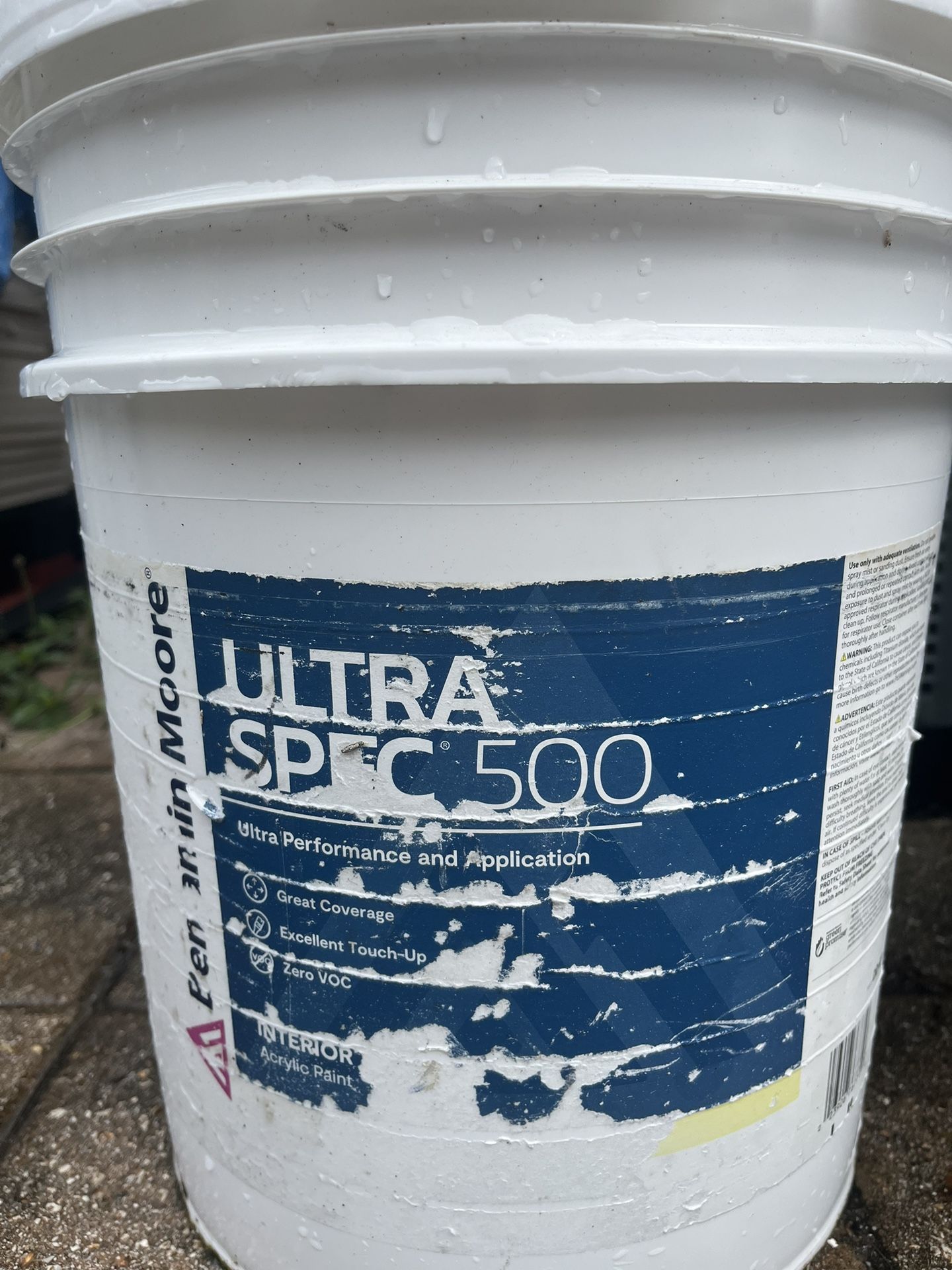 PAINT BENJAMIN MOORE 🔥 5 GALLONS ULTRASPEC 500 White