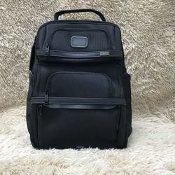 TUMI Alpha Brief Backpack in black