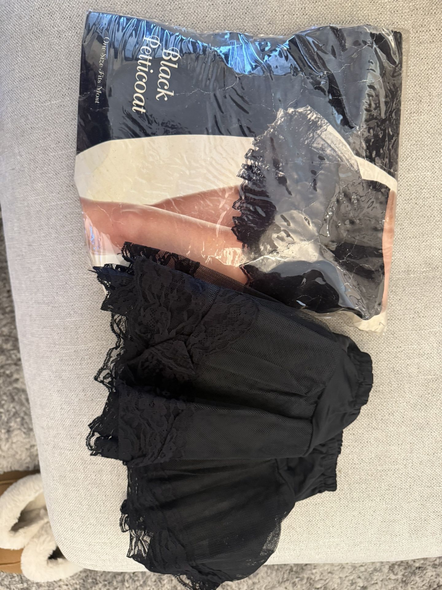 Black Petticoat Skirt Halloween