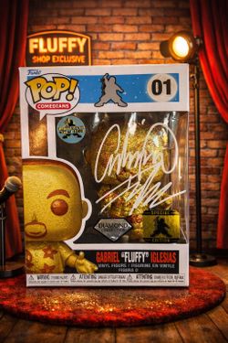 Gabriel Iglesias Fluffy Gold Diamond Funko Pop Signed LE 1000
