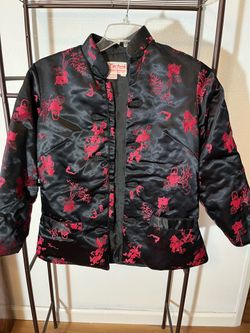 Women’s authentic silk embroidered jacket