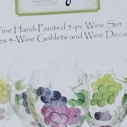 Vintage 5 PC Wine Set