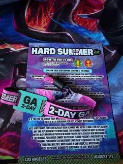 HARD SUMMER 2 DAY GA PASS