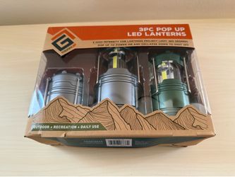 New pack of 3 pc LED Lanterns