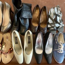 Lot of 8 Pairs of Women’s Shoes