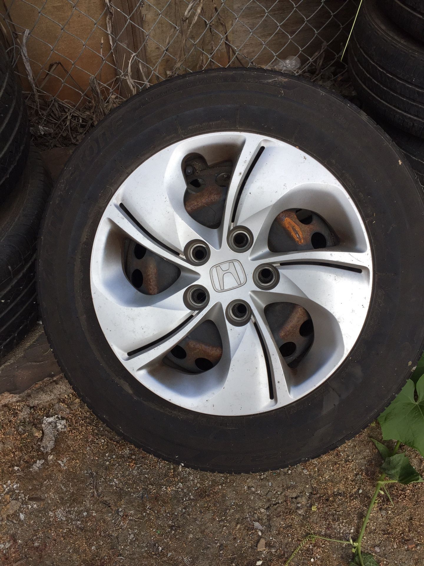 2015 Honda Civic steel rims