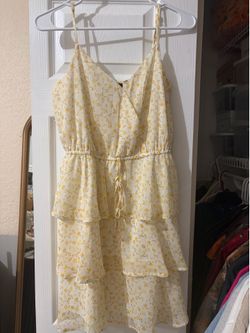 Yellow sun dress