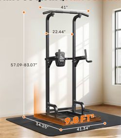 Power tower pull up dip bar