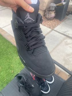 Jordan black cats size 11